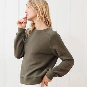Jenni Kayne Saturday Sweatshirt Olive S